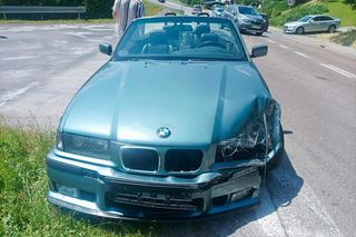  Kolizja samochodów BMW w Baryczu.