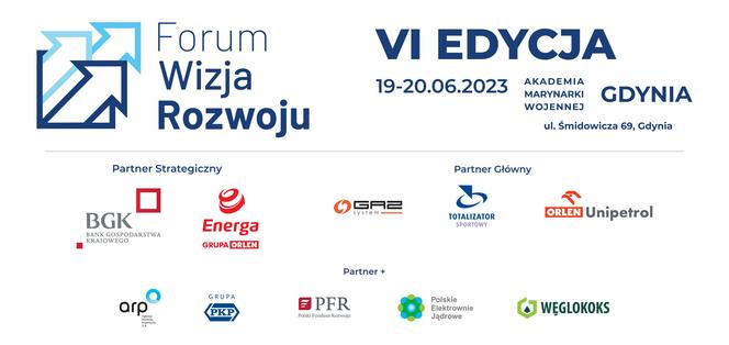 VI Forum Wizja Rozwoju już 19 i 20 czerwca w Gdyni nowy plakat z logotypami