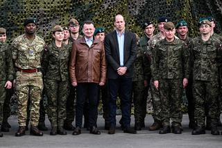 Książę William z wizytą w Polsce. Odwiedził żołnierzy w Rzeszowie