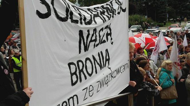 Protest nauczycieli we Wrocławiu