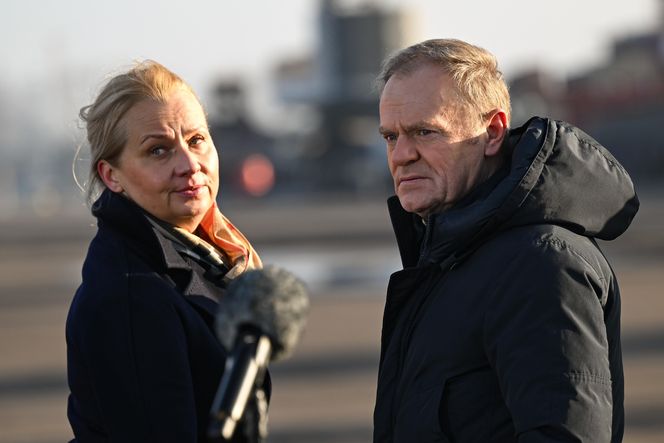 Donald Tusk i Dariusz Klimczak odwiedzili Port Gdańsk