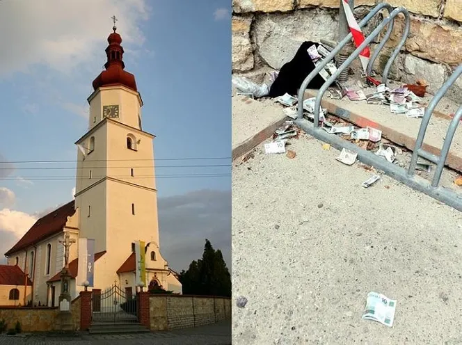 Okradł plebanię, ale uciekając złamał nogę. Łup rozwiał wiatr. Gang Olsena