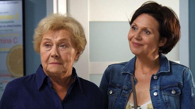 M jak miłość odc. 1398. Barbara (Teresa Lipowska), Marysia (Małgorzata Pieńkowska)