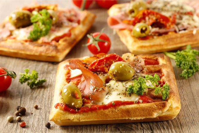 Gofry jak pizza - nowy hit. Spróbuj koniecznie!