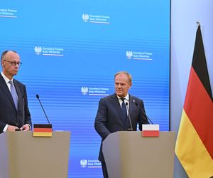 Premier Donald Tusk oraz kanclerz Niemiec Friedrich Merz 