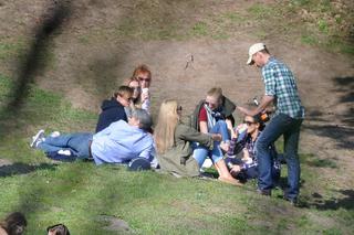 Miłość Rusin na trawie