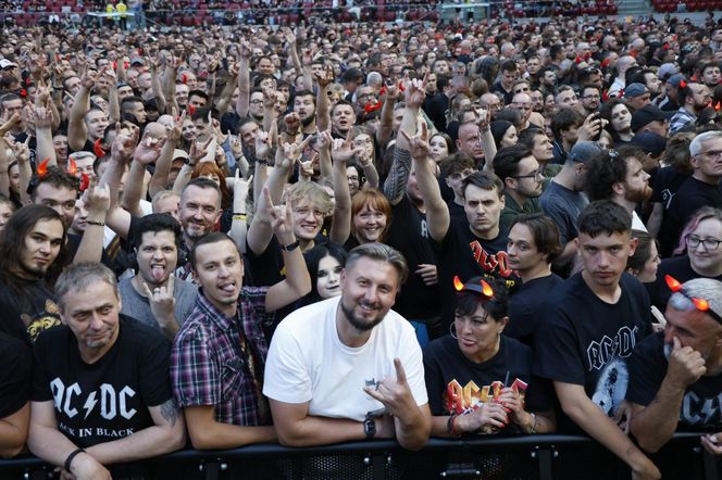 Koncert AC/DC w Warszawie (4.07.2025) - część druga. Organizatorem koncertu jest Live Nation