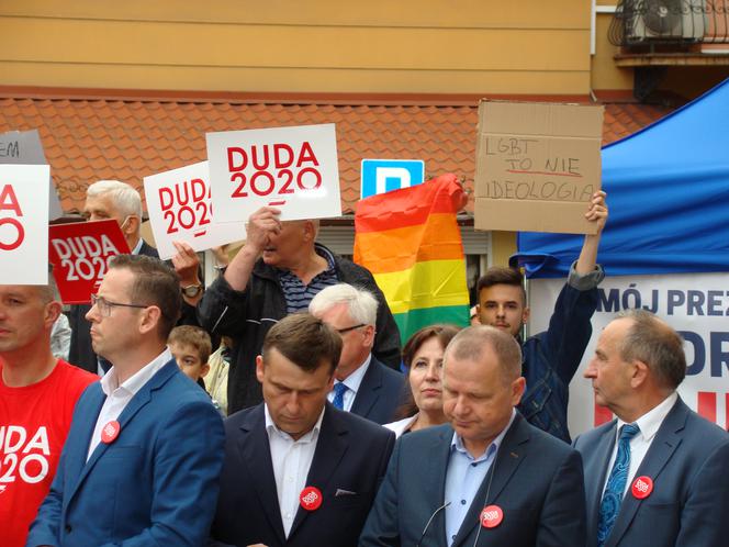 LGBT to nie ideologia - protest podczas wizyty Beaty Szydło