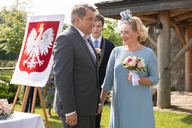 Na Wspólnej odc. 2950. Danka (Lucyna Malec), Marek (Grzegorz Gzyl)