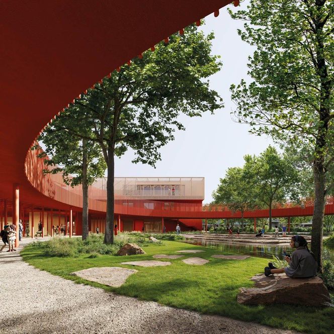 Szkoła na Zawadach w Wilanowie. Studio Widoki