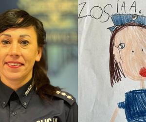 Dziecięce portrety policjantów to HIT! Uśmiejesz się do łez 