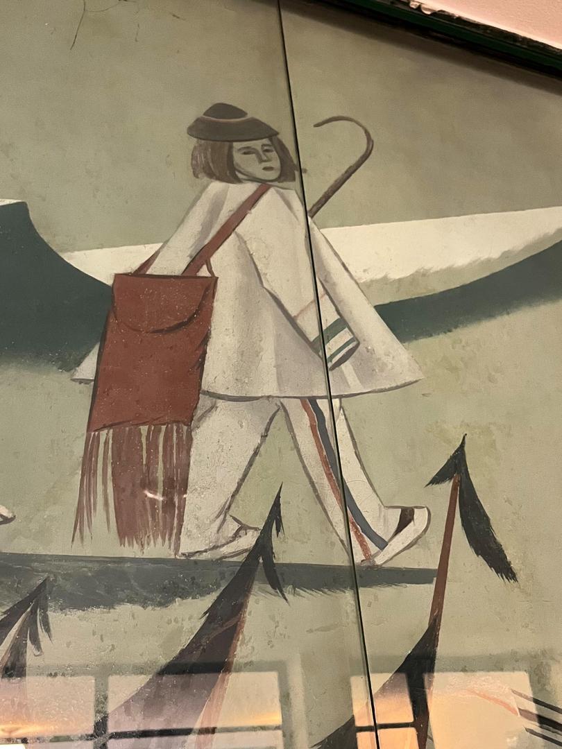 Malowidło Zofii Stryjeńskiej w Domu Wedla w Warszawie - zdjęcia