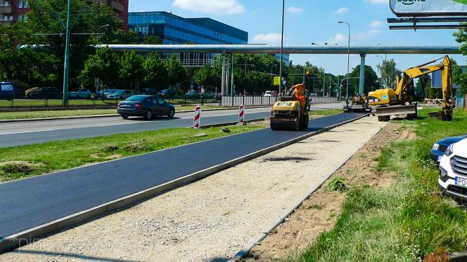 Budują drogi rowerowe na Grunwaldzkiej! BĘDĄ UTRUDNIENIA 