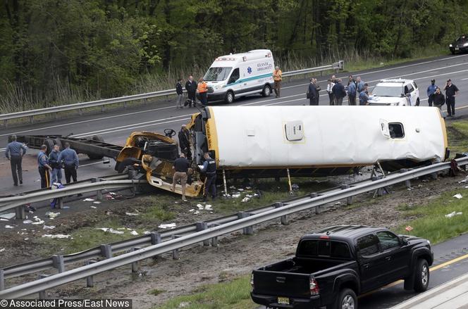 Wypadek autobusu w USA