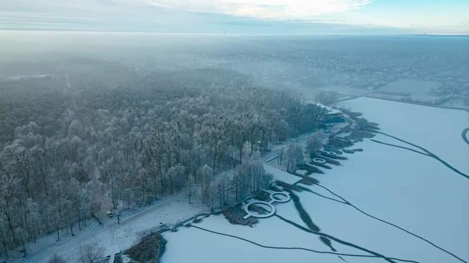 Fenomenalny pomost na Jeziorze Słupeckim