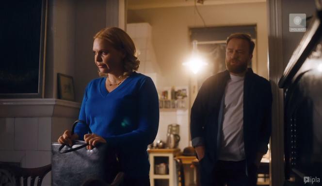 Przyjaciółki 17 odc. 202. Anka (Magdalena Stużyńska), Paweł (Bartek Kasprzykowski)
