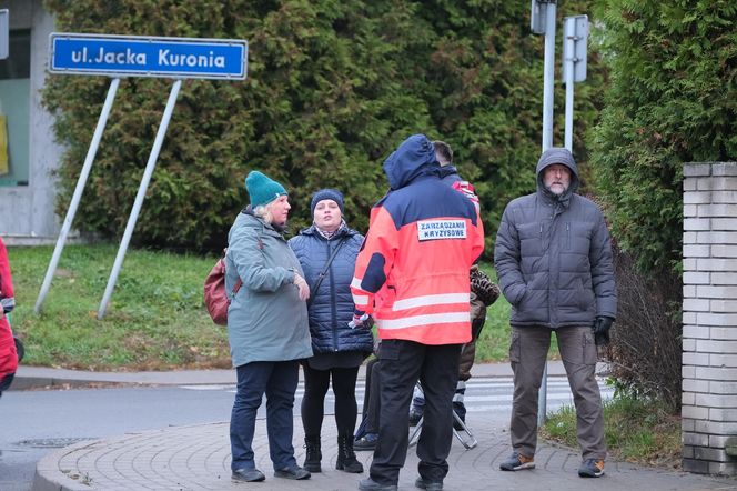 Ewakuacja mieszkańców Lublina