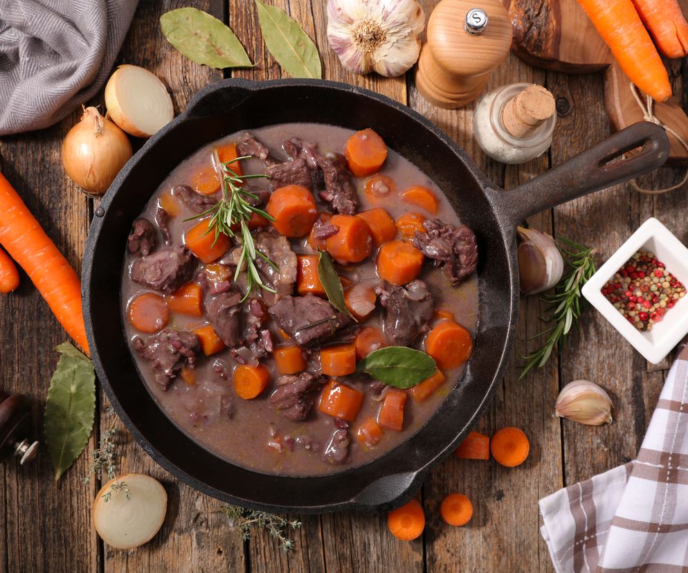 Beef (boeuf) bourguignon według Magdy Gessler