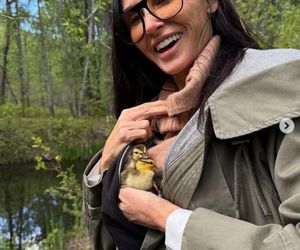 Demi Moore przygarnęła kaczki! Uratowałam je