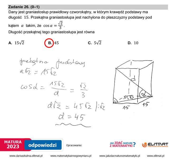 Matura 2023: matematyka. Arkusze CKE i odpowiedzi rozwiązane przez eksperta [Formuła 2015]	