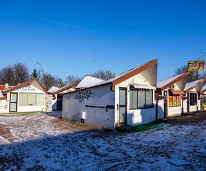 Targowisko przy ul. Orlej w Otwocku przed modernizacją