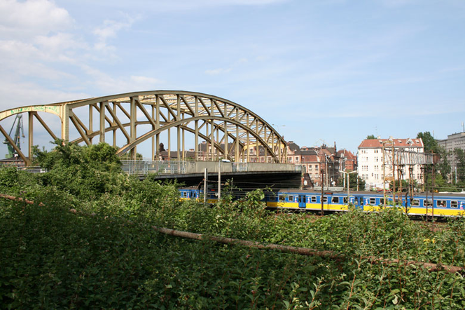 Żółty wiadukt Gdańsk