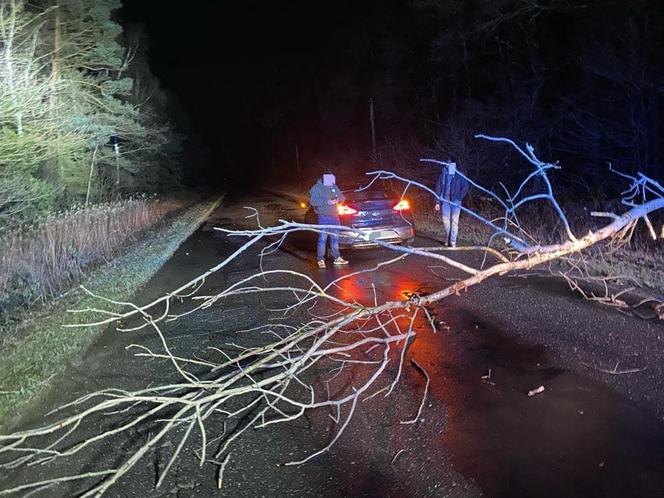 Wichury na Dolnym Śląsku. Silny wiatr zerwał dach z budynku, strażacy interweniowali 200 razy