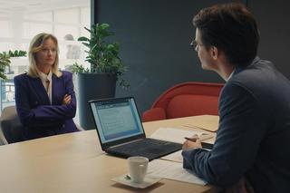 M jak miłość odc. 1753. Julia Malicka (Marta Chodorowska), Rotkiewicz (Aleksandar Milicević)