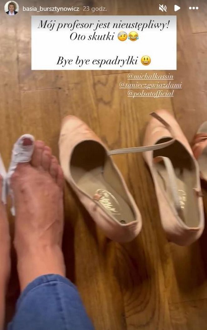 Barbara Bursztynowicz na treningu