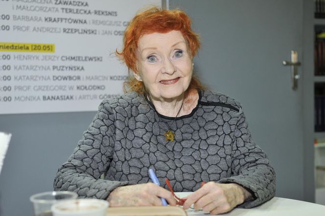 Barbara Krafftówna pochowała dwóch mężów i syna