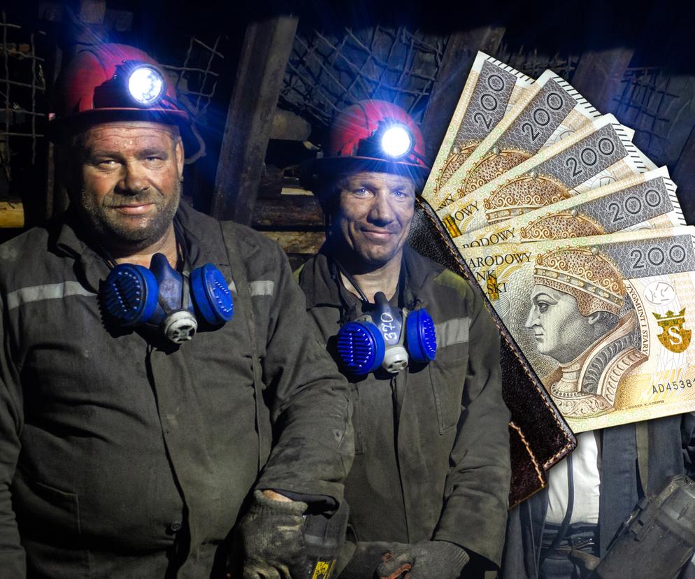 Górnicy, pieniądze