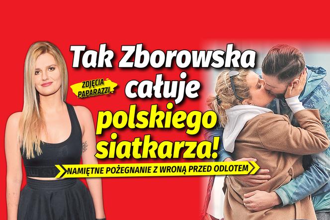 Tak Zborowska całuje polskiego siatkarza!