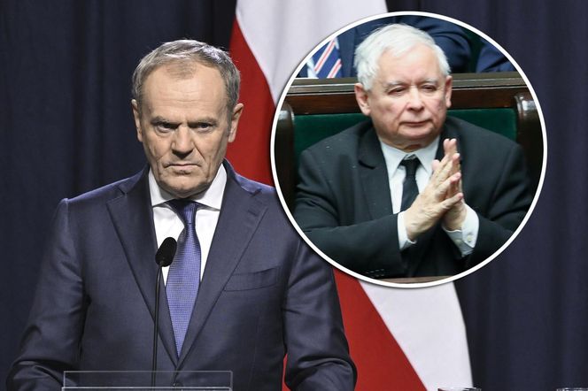 Jarosław Kaczyński ocenił zmiany personalne Donalda Tuska. Przejechał się mocno po Radosławie Sikorskim