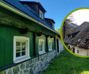 Remont starego domu w Kowarach - drewno i kamień