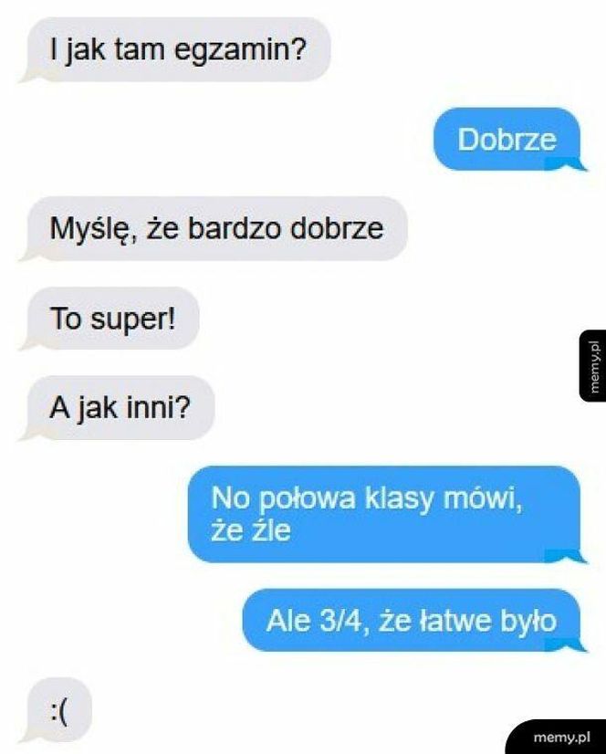 Egzamin ósmoklasisty 2025 r. - memy