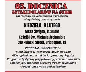 85. Rocznica zsyłki na Sybir w Connecticut