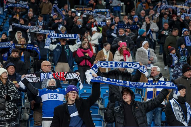 Lech Poznań - GKS Katowice. Kibice na meczu PKO BP Ekstraklasy