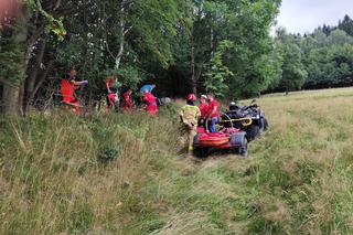 Paralotniarsa spadła z wysokości w Szczyrku