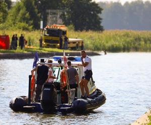 Auto zsunęło się do wody. Dramat na Kanale Grunwaldzkim