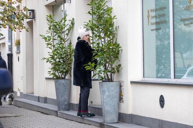 Grażyna Szapolowska  na zakupach w butiku Doroty Goldpoint