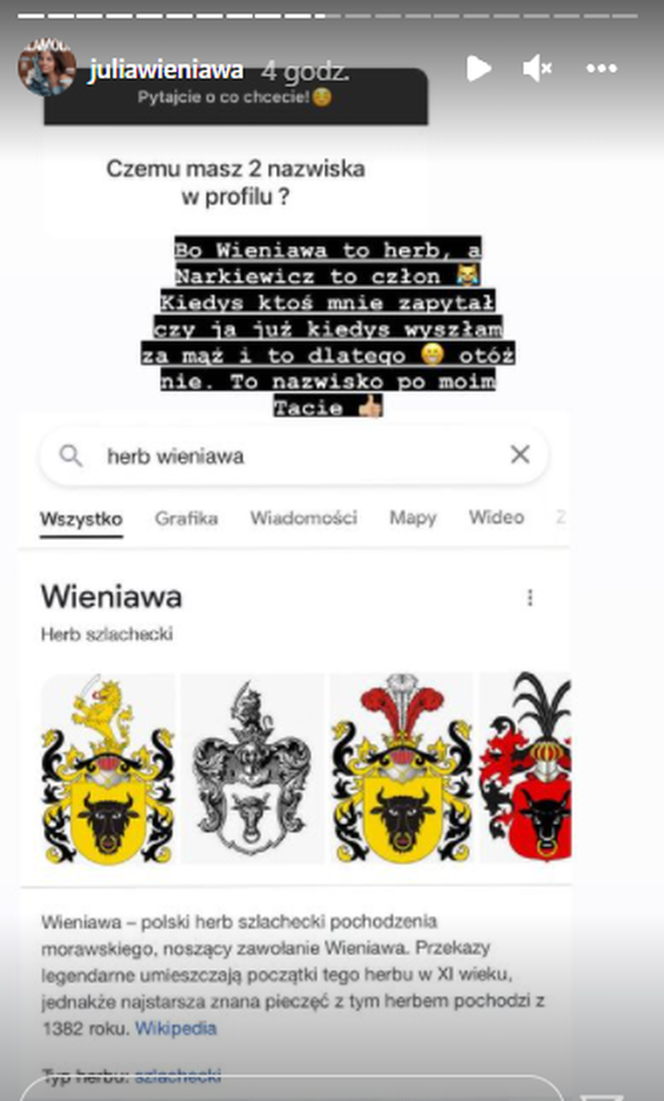 Wieniawa wreszcie zdradziła, dlaczego ma dwa nazwiska!