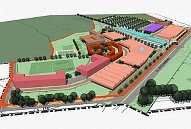 Projekt zagospodarowania 28 ha gruntu przy ul. Radzymińskiej.
