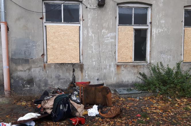 Pożar w centrum Łodzi