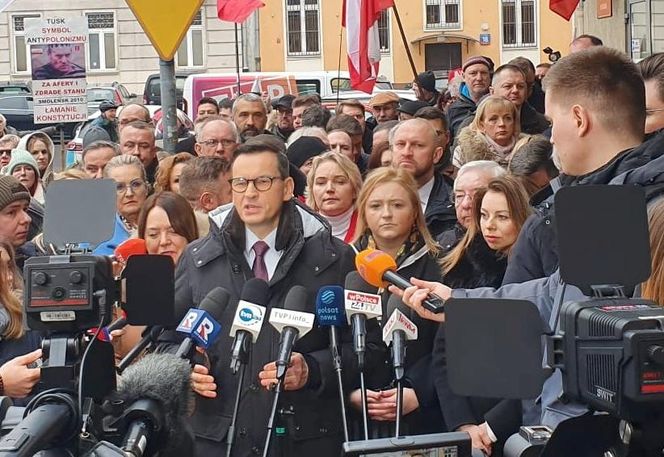 Przesłuchanie Mateusza Morawieckiego w prokuraturze