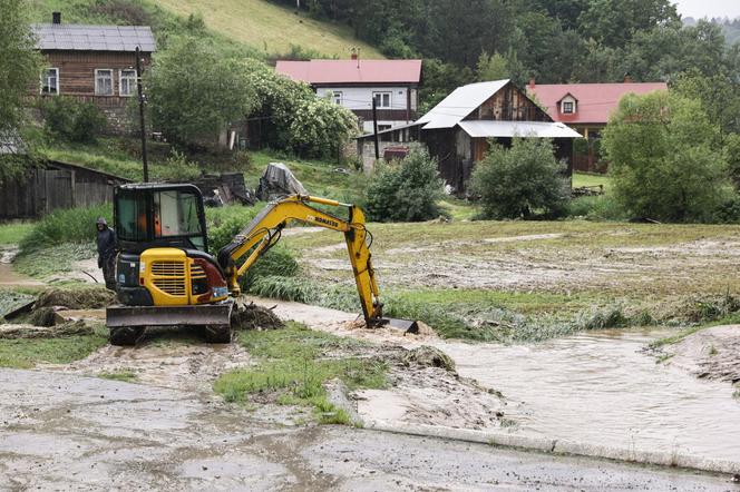 Zalania po intensywnych opadach deszczu