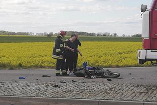 Śmiertelny wypadek motocyklisty pod Brzegiem