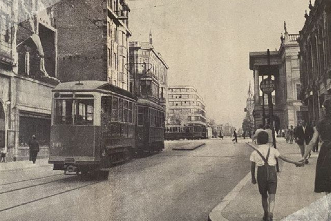 zdjęcie archiwalne ulicy Świdnickiej