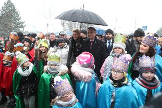 Andrzej Duda. Orszak Trzech Króli w Wadowicach.