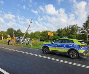 Wypadek na przejeździe kolejowym pod Będzinem