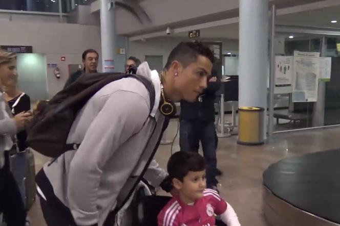 Cristiano Ronaldo, film z lotniska